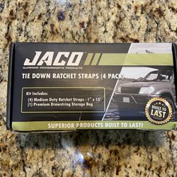 Jaco Tie Down Ratchet Straps 