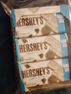 Cookie's and cream Hershey's