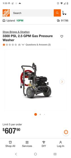NEW gas pressure washer 3300psi NUEVA