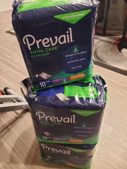 Prevail Total Care Disposable Underpads 10count 5 Packages 