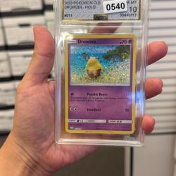 2023 pokemon Drowzee Slab 10