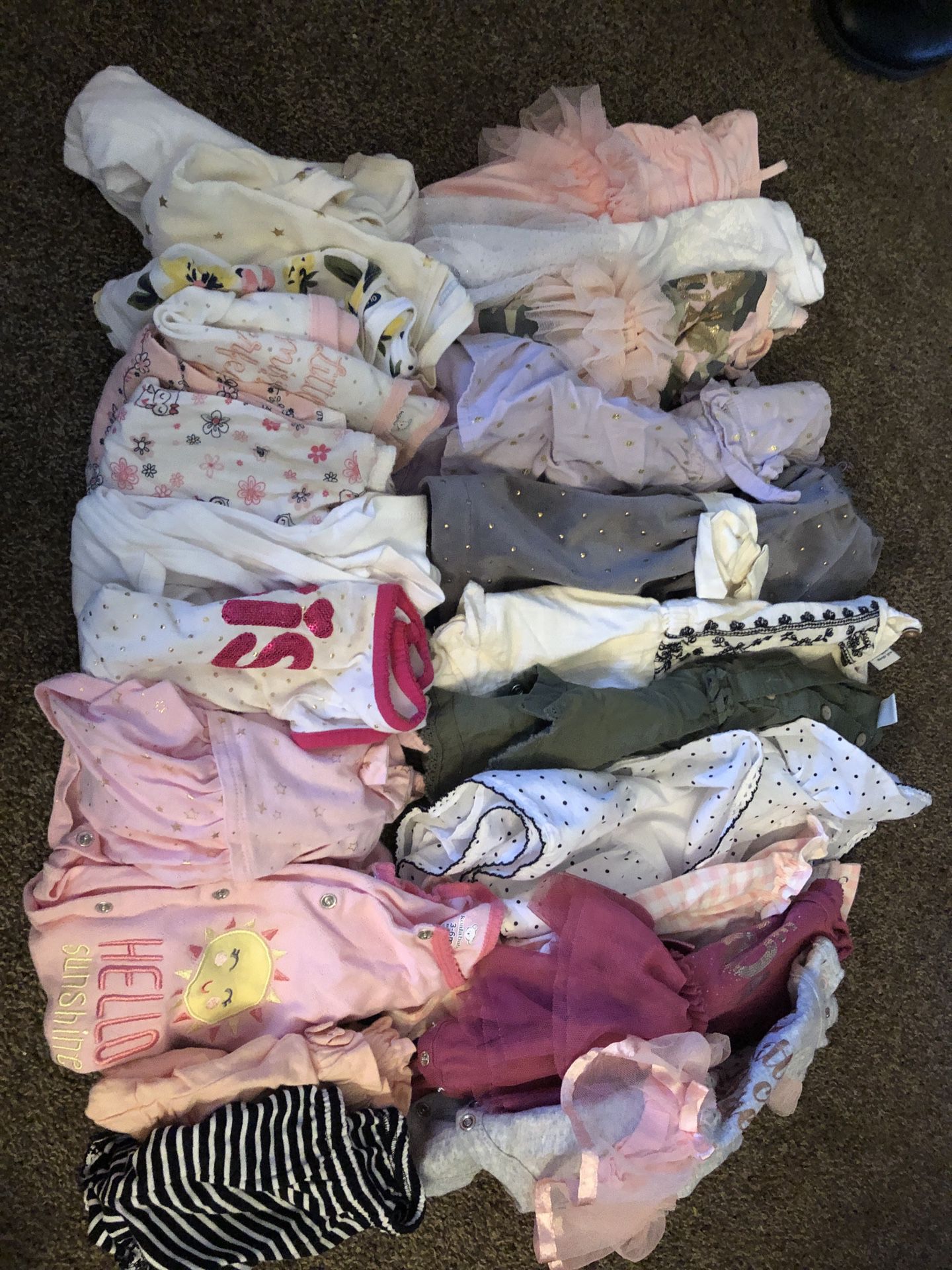 3-6 and 6 month baby girl clothes