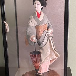 Antique Porcelain Japanese Doll