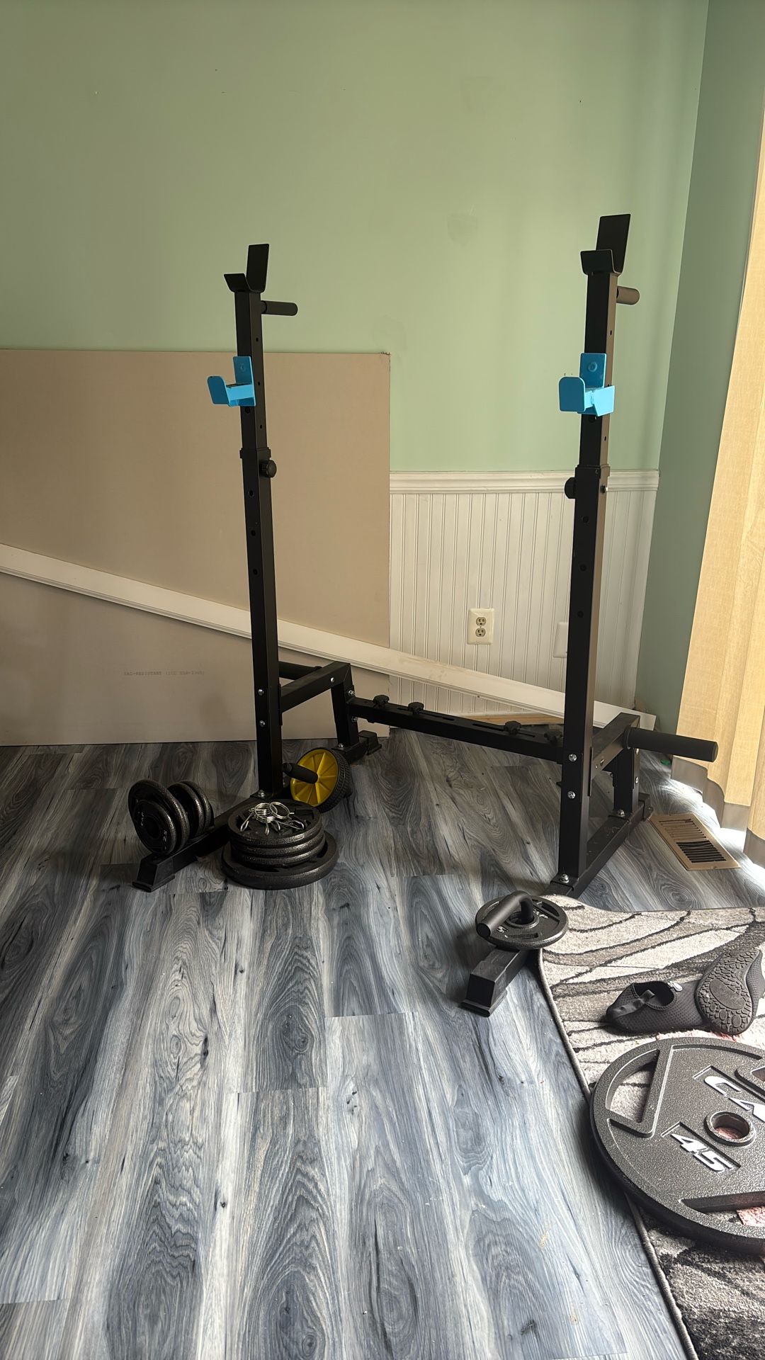 Bench Press And Squat Rack
