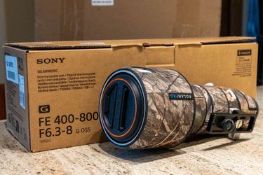 Sony 400-800mm f/6.3-8 w/warranty & extras