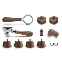 Lelit Bianca V3 espresso machin walnut kit