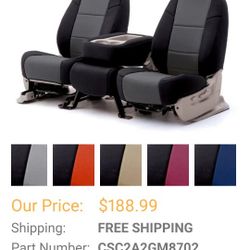 Skanda Custom Fit Seat Cover Designed for Select Ford Models: 1 Row, Neosupreme Fabric, Kryptek Typhon Solid