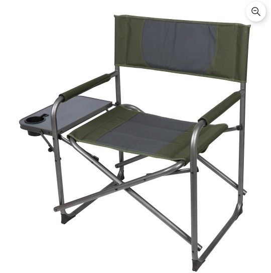 Oxark Trail Aluminum Chair With Side Table