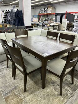 7-Piece Wood Dining Set
