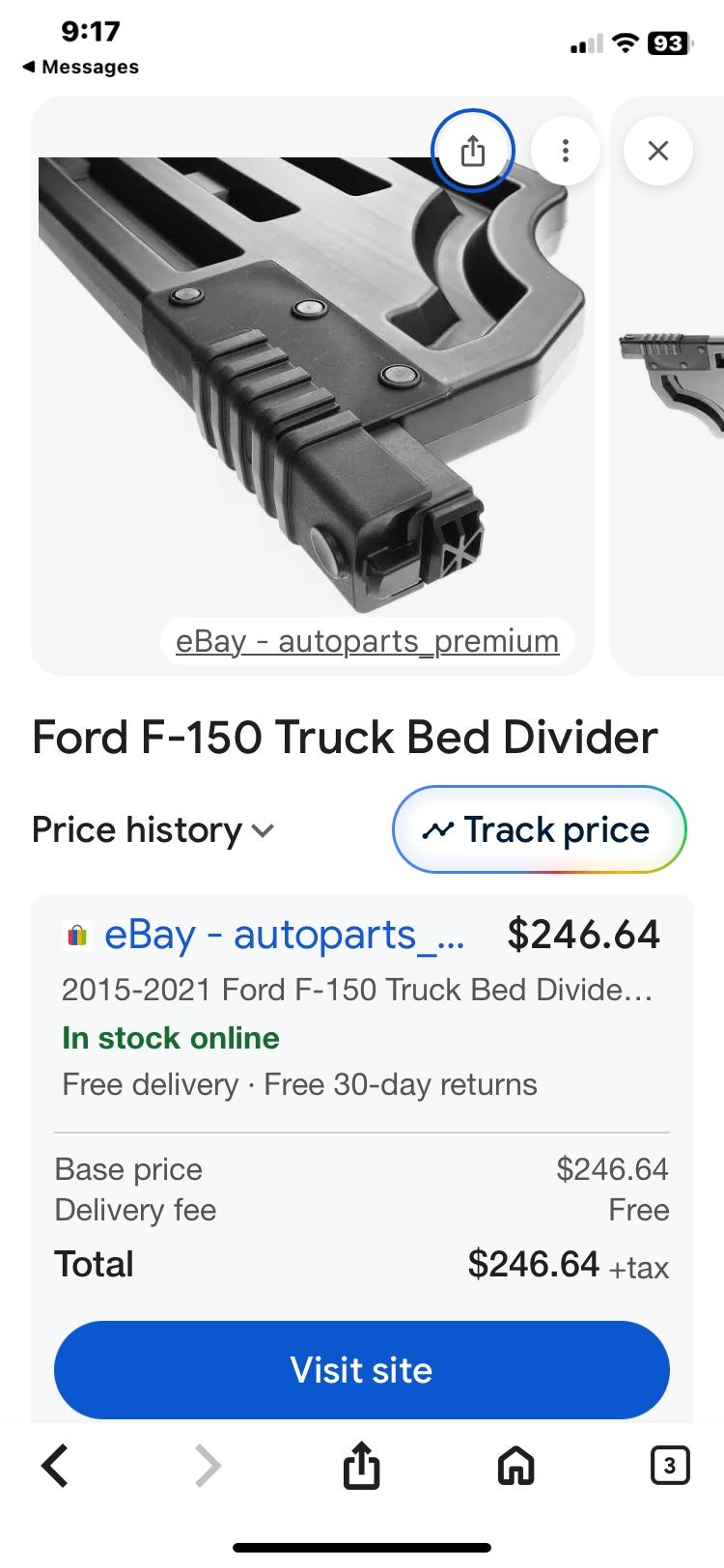 Ford Truck Bed Divider