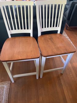 Wooden bar chairs
