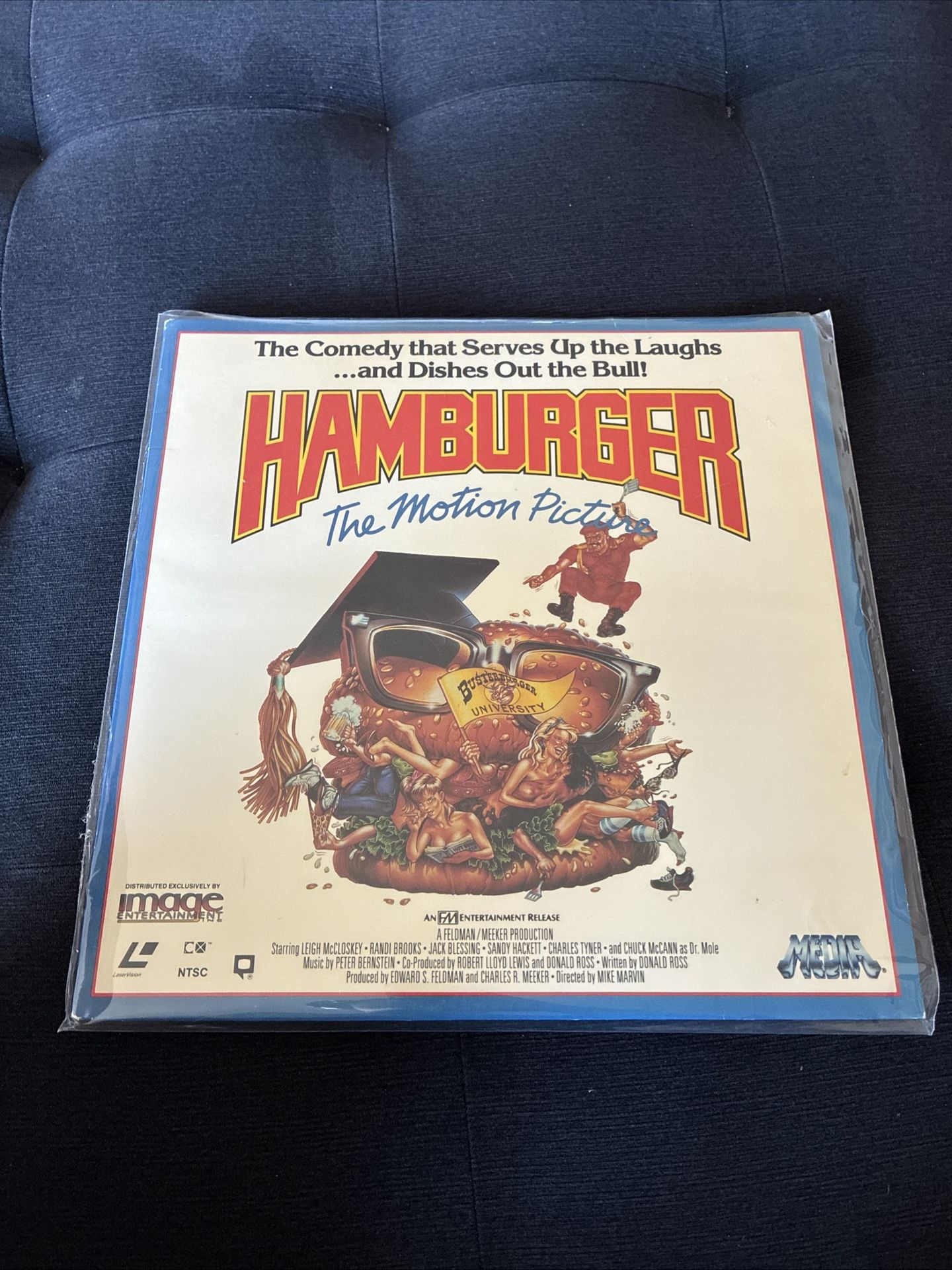 RARE Laserdisc - Hamburger The Motion Picture Good Condition Leigh McCloskey