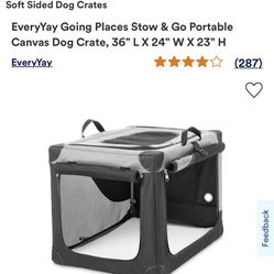 Soft Dog Pet Crate Large 