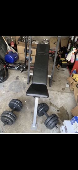 Bench Weight With Bench Lift All For 125$ No Weights Included 