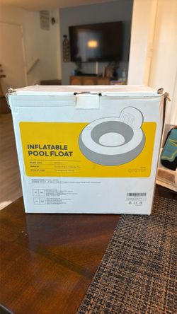 Inflatable Pool Float blue