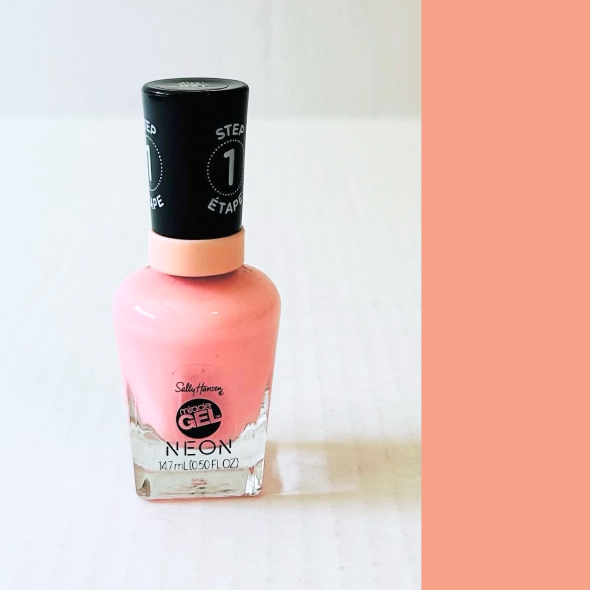 Sally Hansen Neons Collection Miracle Gel Nail Polish Peach Please 051