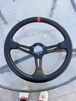 MOMO Steering Wheel Black/Red