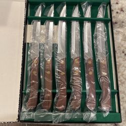 Vintage Barlow Steak Knives 6 Piece Set