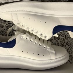 ALEXANDER MCQUEEN BLUE LEATHER SIZE 41 (8)