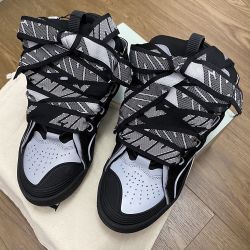 Mens Curb Black Size 9 Lace Up Sneakers 