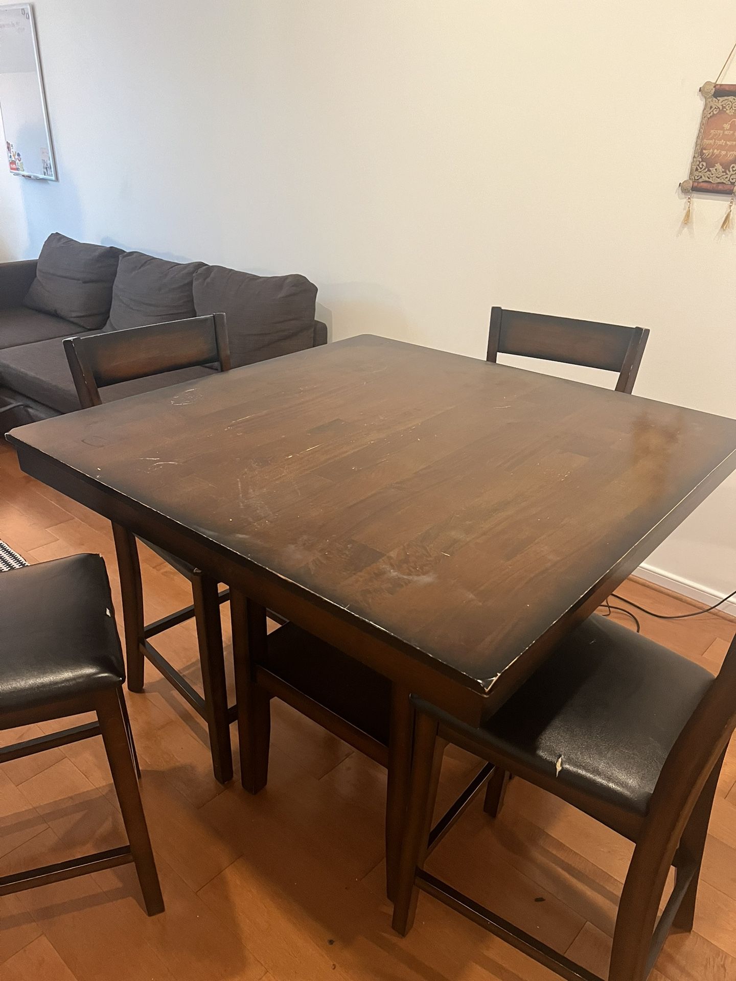 Wood 5 Piece Dining Set
