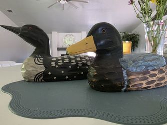 WOODEN HERITAGE MINT DUCKS
