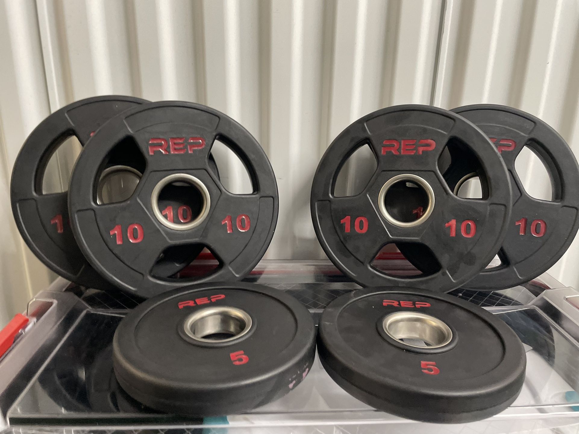 Rubber Coated Olympic Plates