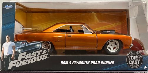 Jada Fast & Furious Dom's Plymouth Road Runner Die-Cast
