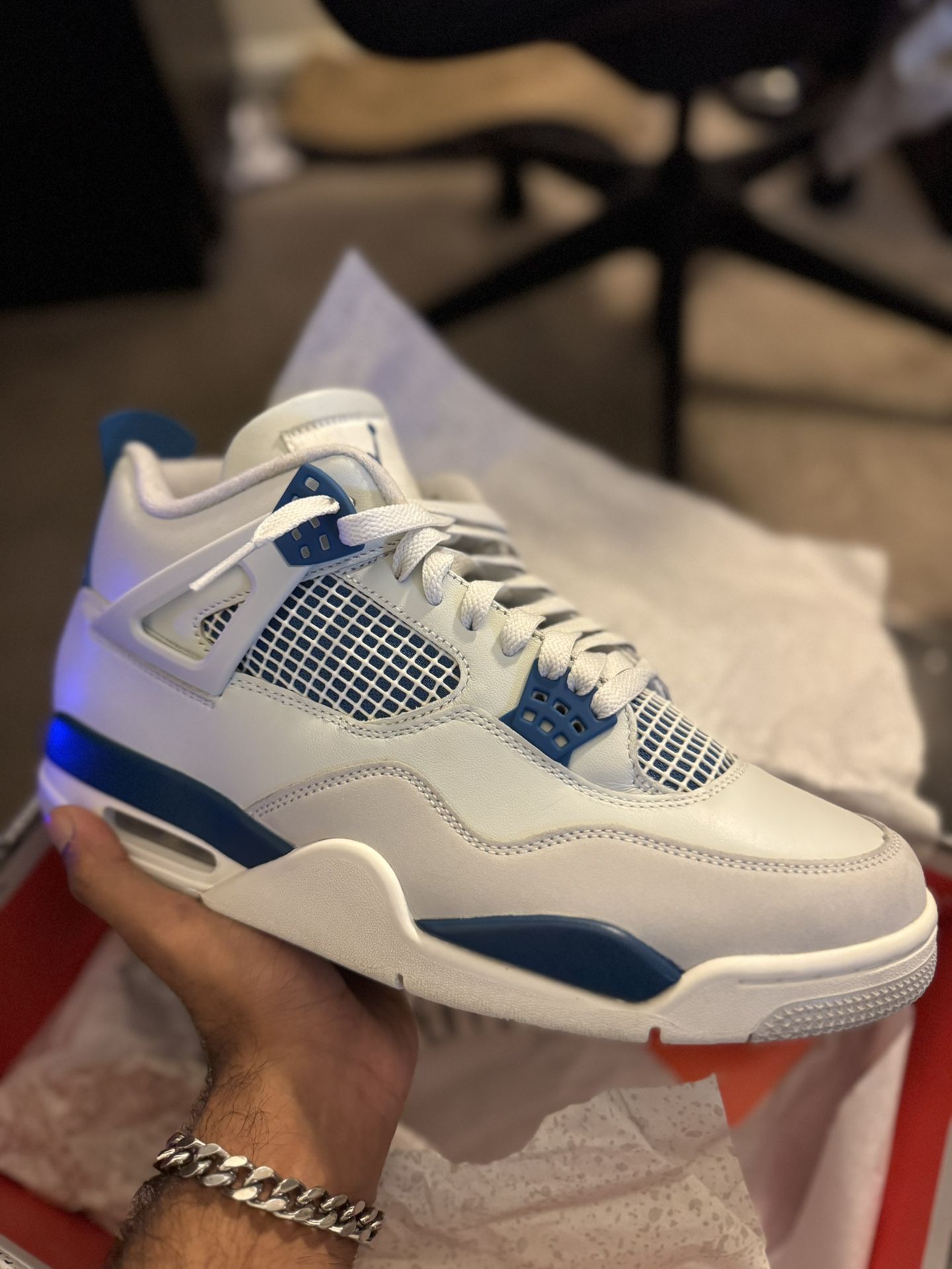 Jordan 4 Military Blue