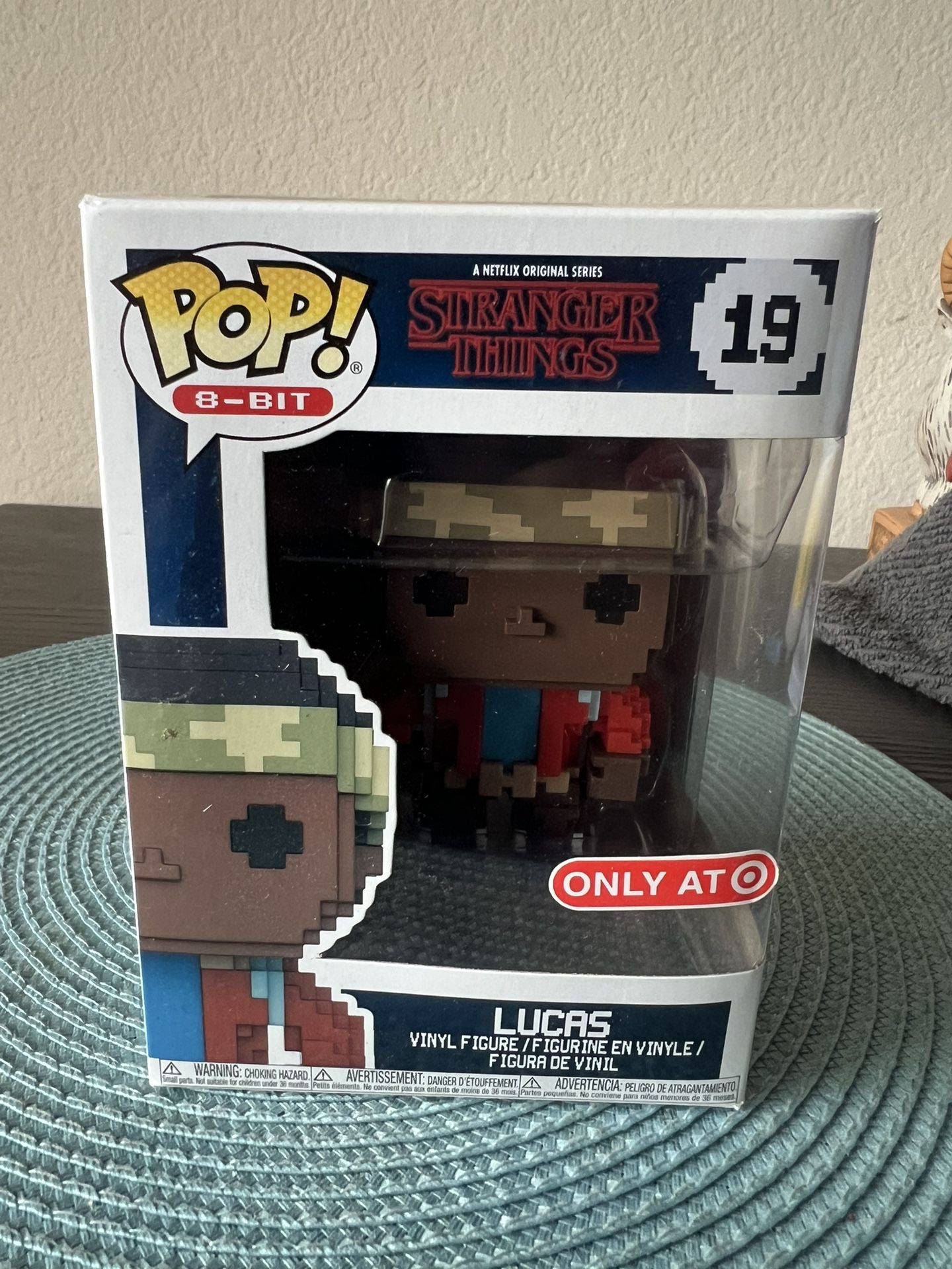 VAULTED EXCLUSIVE Lucas 8-Bit Stranger Things Funko Pop #19 Television TV Games