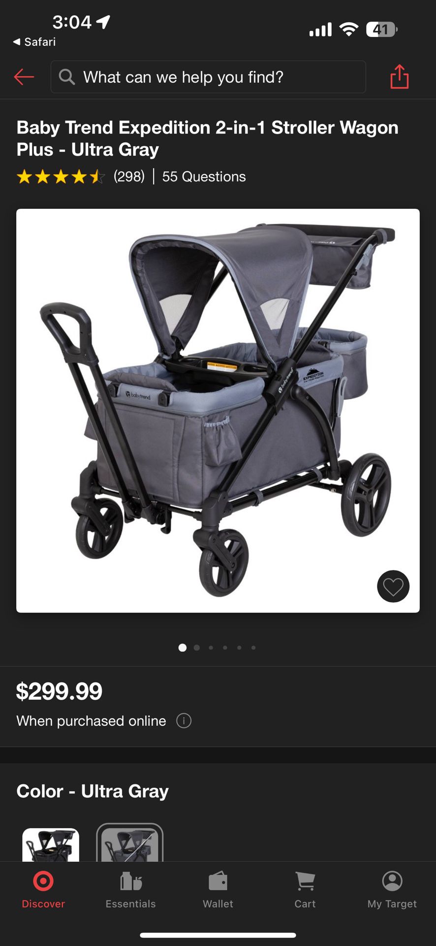 Baby Trend Stroller Wagon 