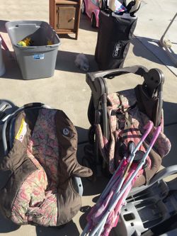 Infant Car Seat and Stroller Set or Umbrella Stroller