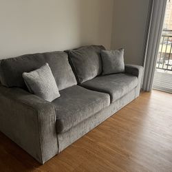 Gray Loveseat couch 