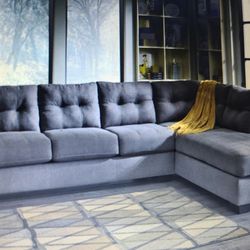 Maier Charcoal Corner Chaise By Ashley
