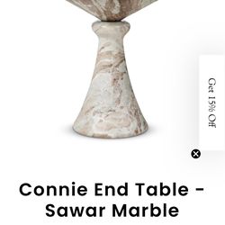 Connie End Table Swear MARBLE