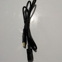 6FT Gold Plated USB Extension cable , Like New 