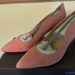 Vince Camuto Pink Heels Designer Shoes- New In Box - VC Jaynita