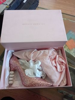 Sophia Webster Coco Crystal Glitter Pumps - Size 39 (US 8.5)