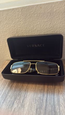 Versace Medusa Greca Sunglasses with Case