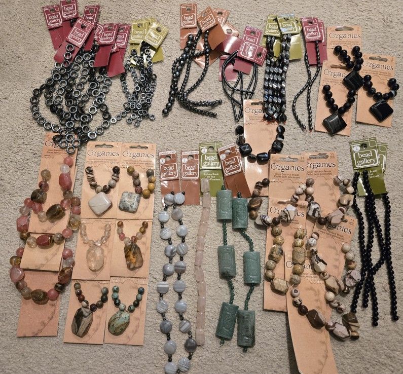 Lot Of Assorted Bead Strands