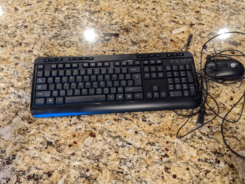 COMPUTER KEYBOARD AND MOUSE 