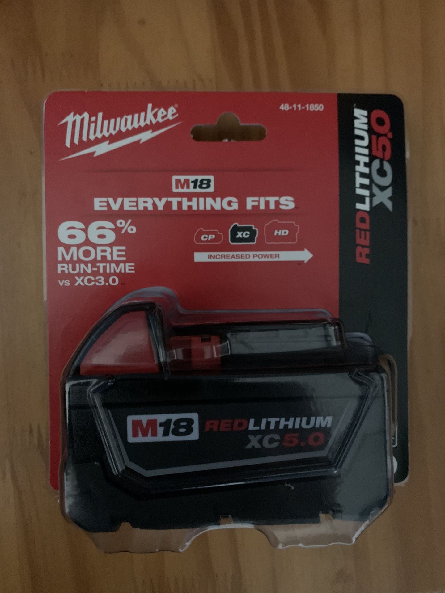 NEW M18 MILWAUKEE 5.0 BATTERY