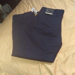 Women's casual dress pants color blue very cute slim fit size 33x30