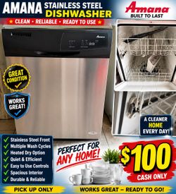 Amana Stainless Steel Dishwasher