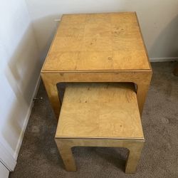 Henredon Burl Olive Wood Tables