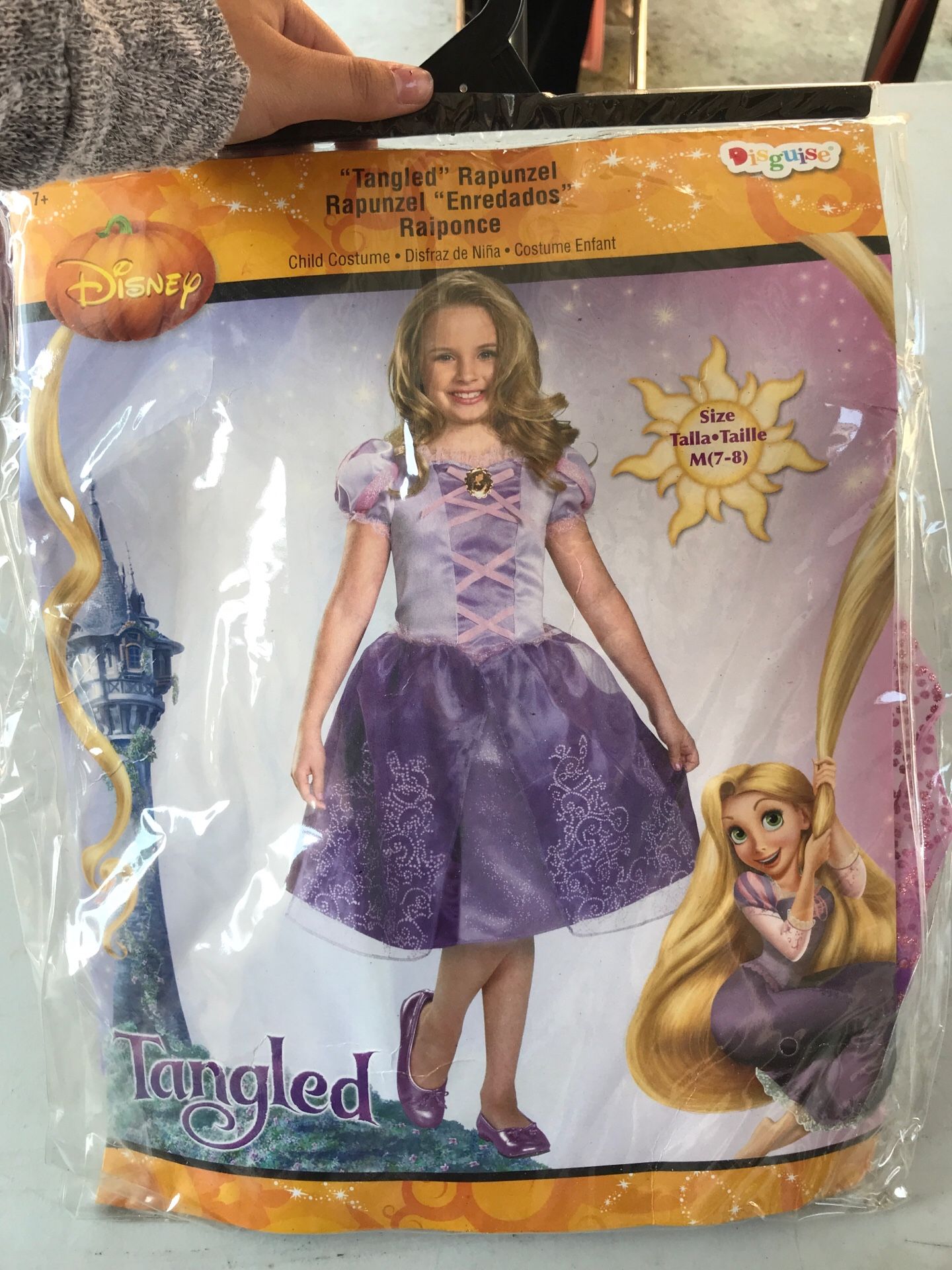 Child Rapunzels from Disney’s “Tangled” costume