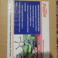 30 Steel wire trimmer wheels