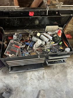 Tool Box With Tools 