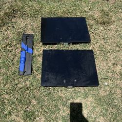 (1) Pair Of Shelves (Glass/Metal/Plastic)