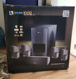 Kivani Hi-Fi 5.1 Surround Sound Home Theater System
